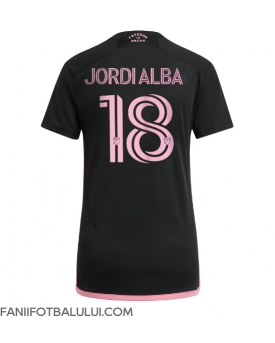 Inter Miami Jordi Alba #18 Tricou Fotbal Replică 2024-25 Femei Deplasare